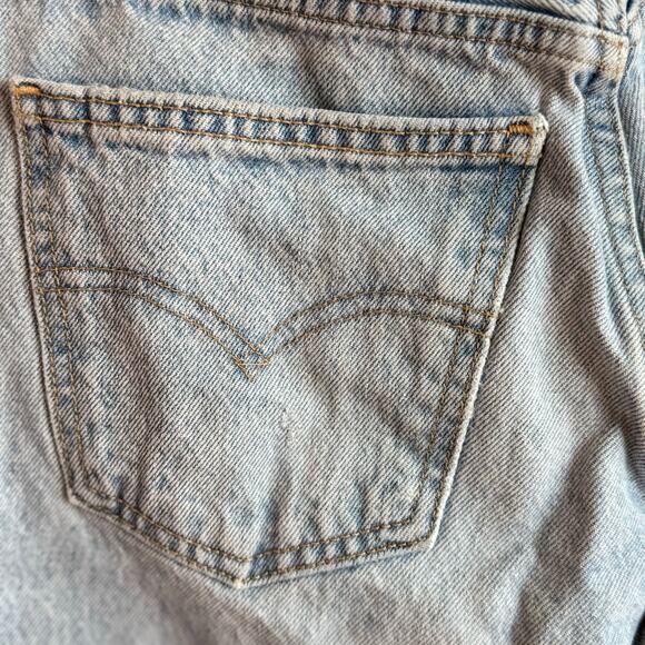 Levi's Premium Middy Ankle Bootcut Jeans Light Wash 100% Cotton Blue Denim Sz 25 - Picture 9 of 14